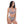 Laden Sie das Bild in den Galerie-Viewer, Frau im lila-grauen Bikini mit Kunstdruck von vorne