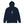 Laden Sie das Bild in den Galerie-Viewer, blaues Hoodie mit Blumenaufduck von vorne