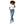 Laden Sie das Bild in den Galerie-Viewer, Frau mit Poppi& Streetwear T-Shirt in Weiss