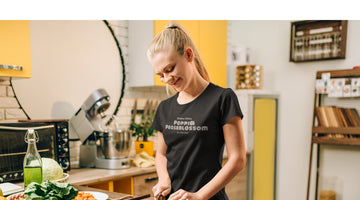 Grüne Petersilie im November