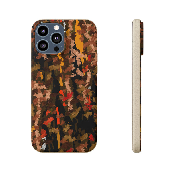 Biodegradable smartphone case, Abstract Brown