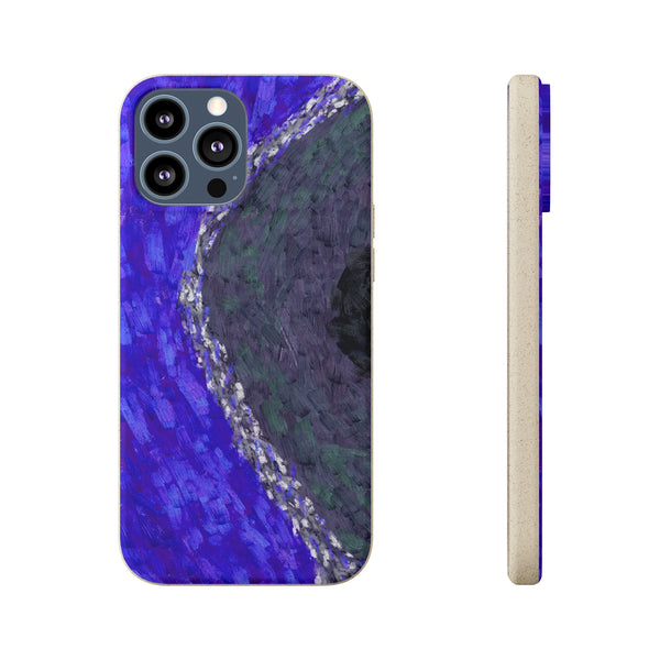 Smartphone-Hülle, biologisch abbaubar, Coral Dark Blue