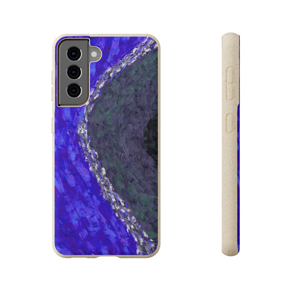 Smartphone-Hülle, biologisch abbaubar, Coral Dark Blue