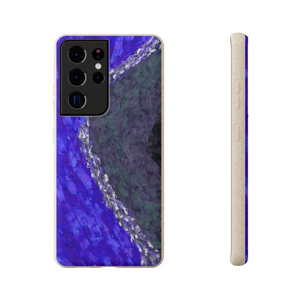 Smartphone-Hülle, biologisch abbaubar, Coral Dark Blue