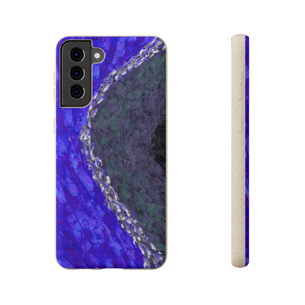 Smartphone-Hülle, biologisch abbaubar, Coral Dark Blue