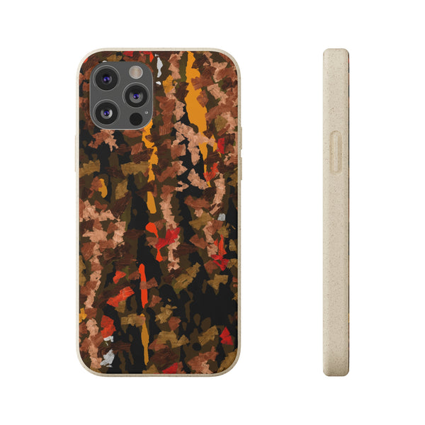 Biodegradable smartphone case, Abstract Brown