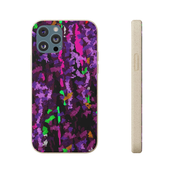 Biodegradable smartphone case, Abstract Purple