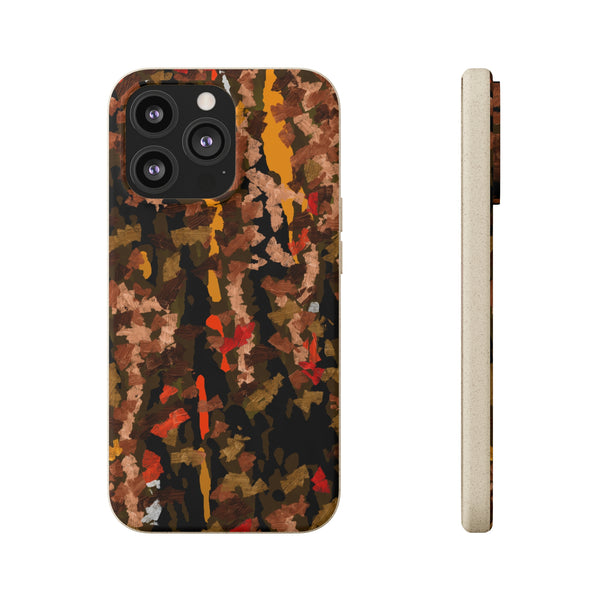 Biodegradable smartphone case, Abstract Brown