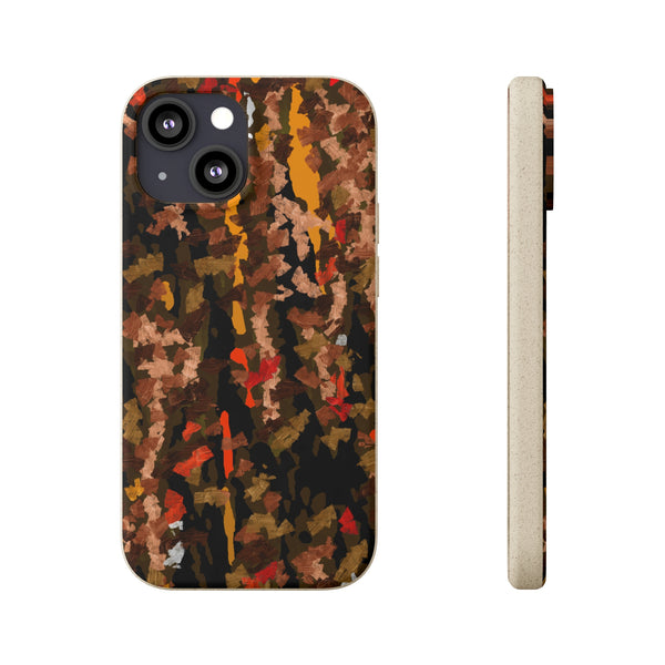 Biodegradable smartphone case, Abstract Brown