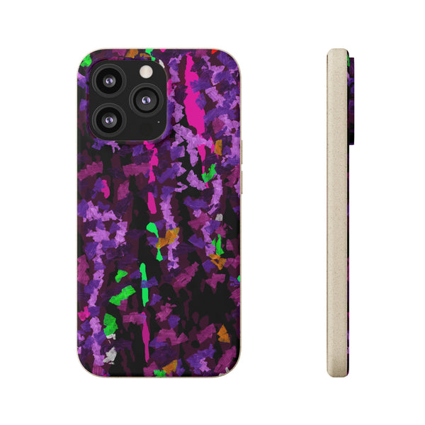 Biodegradable smartphone case, Abstract Purple