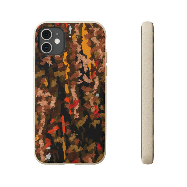 Biodegradable smartphone case, Abstract Brown