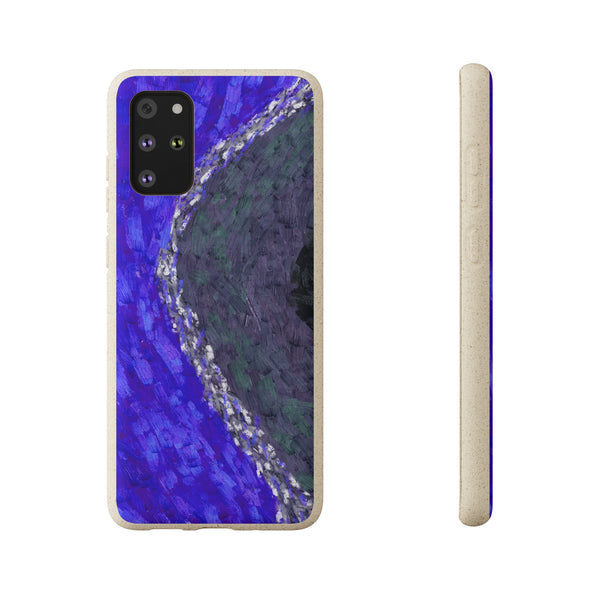 Smartphone-Hülle, biologisch abbaubar, Coral Dark Blue