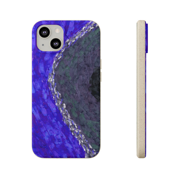 Smartphone-Hülle, biologisch abbaubar, Coral Dark Blue