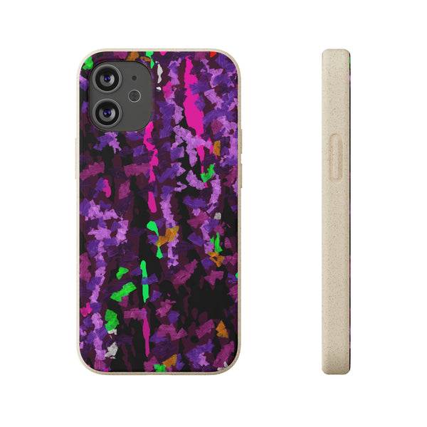 Biodegradable smartphone case, Abstract Purple