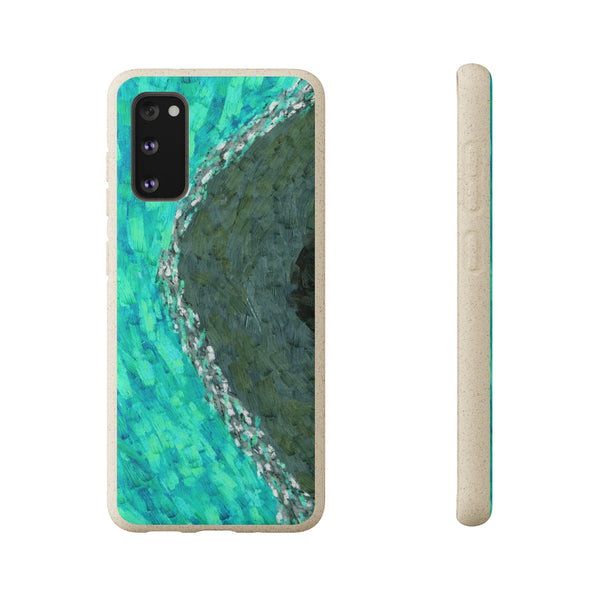 Smartphone-Hülle, biologisch abbaubar, Coral Green