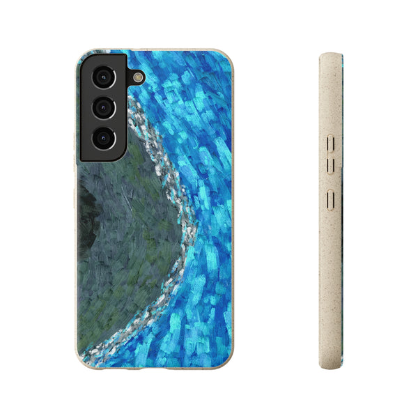 Smartphone Case Biodegradable, Coral Blue