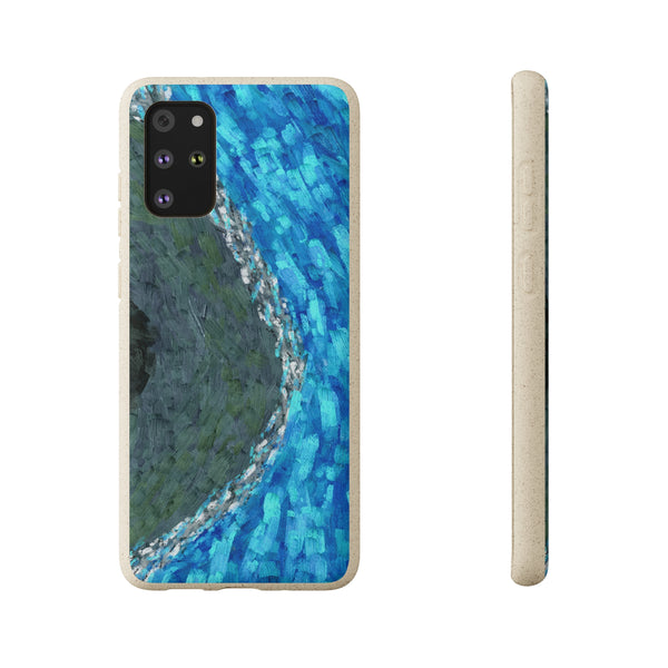 Smartphone Case Biodegradable, Coral Blue
