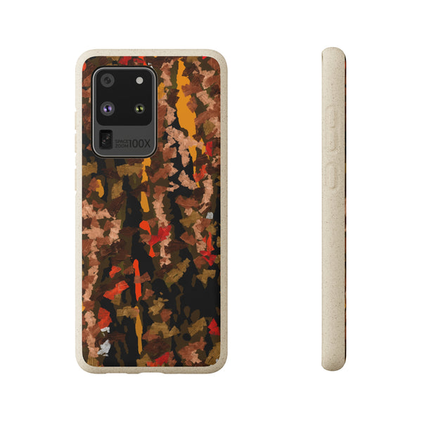 Biodegradable smartphone case, Abstract Brown