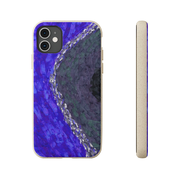 Smartphone-Hülle, biologisch abbaubar, Coral Dark Blue