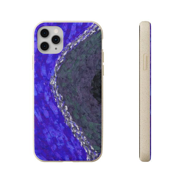 Smartphone-Hülle, biologisch abbaubar, Coral Dark Blue