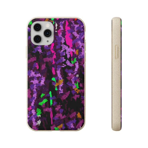 Biodegradable smartphone case, Abstract Purple