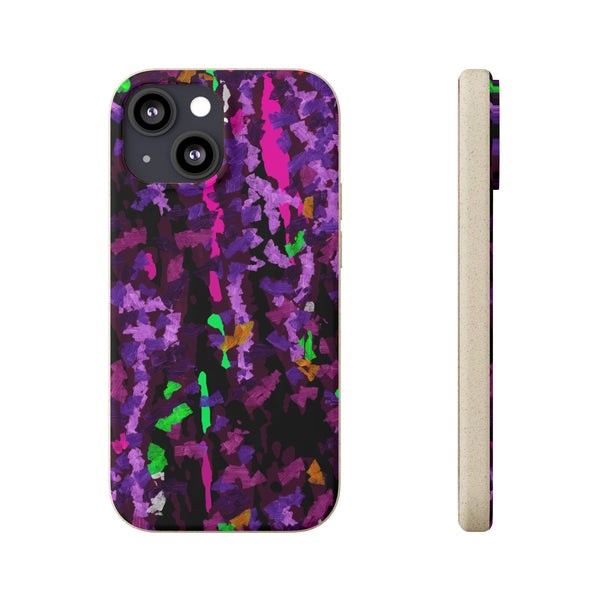 Biodegradable smartphone case, Abstract Purple