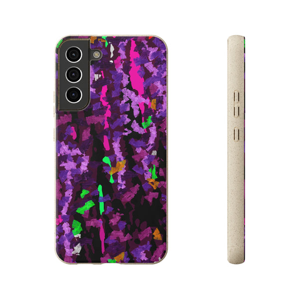 Biodegradable smartphone case, Abstract Purple