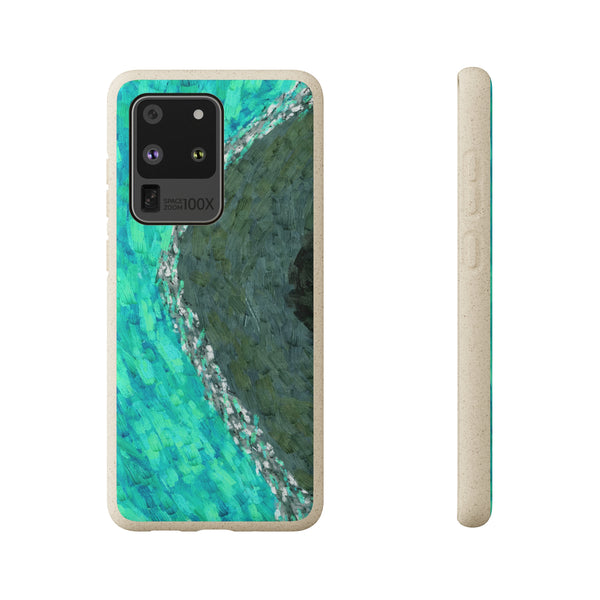 Smartphone-Hülle, biologisch abbaubar, Coral Green