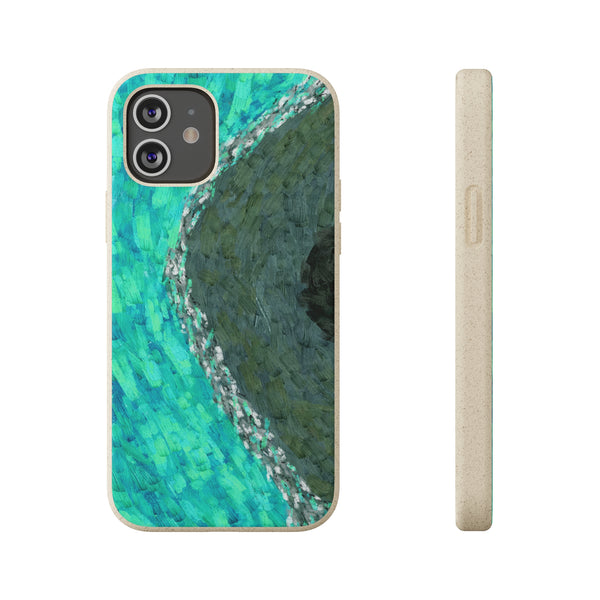 Smartphone-Hülle, biologisch abbaubar, Coral Green