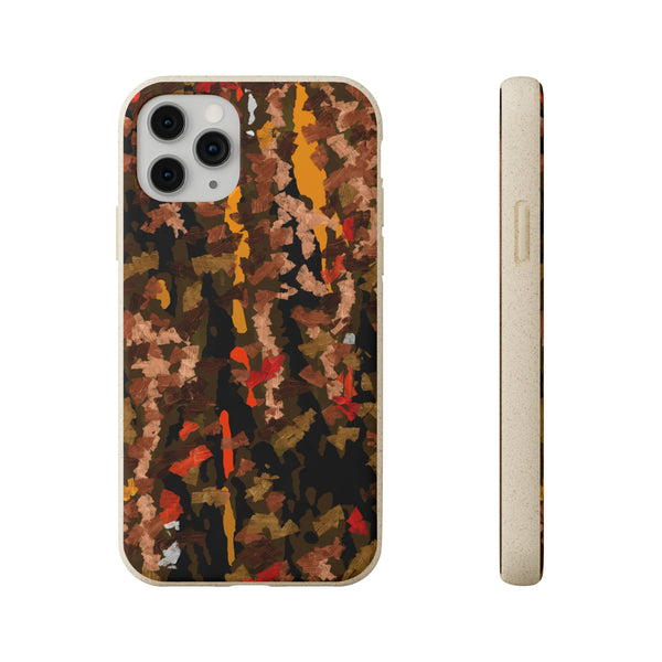 Biodegradable smartphone case, Abstract Brown