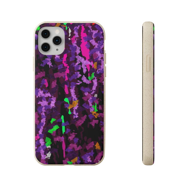 Biodegradable smartphone case, Abstract Purple