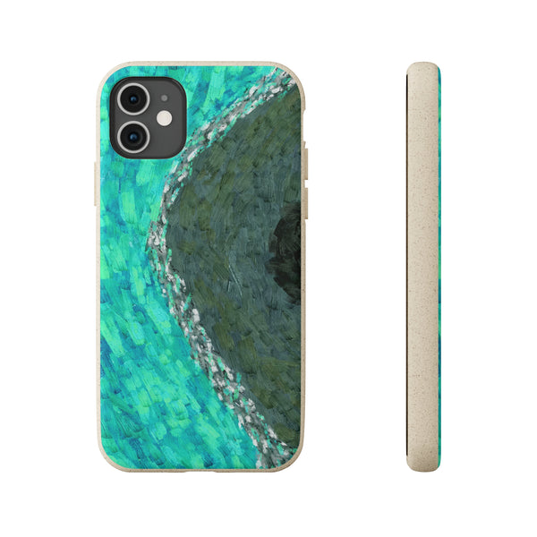 Smartphone-Hülle, biologisch abbaubar, Coral Green