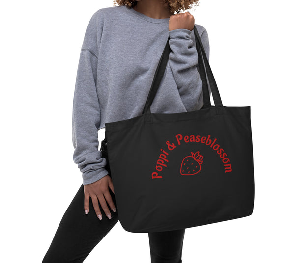 Large Cotton Twill Tote Bag - Doux Collection