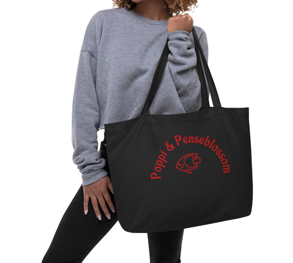 Large Cotton Twill Tote Bag - Doux Collection