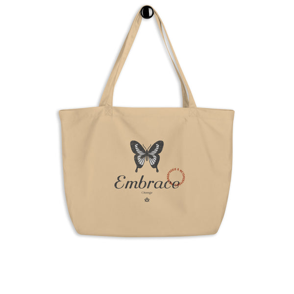 Große Stoff Tasche Cord Butterfly